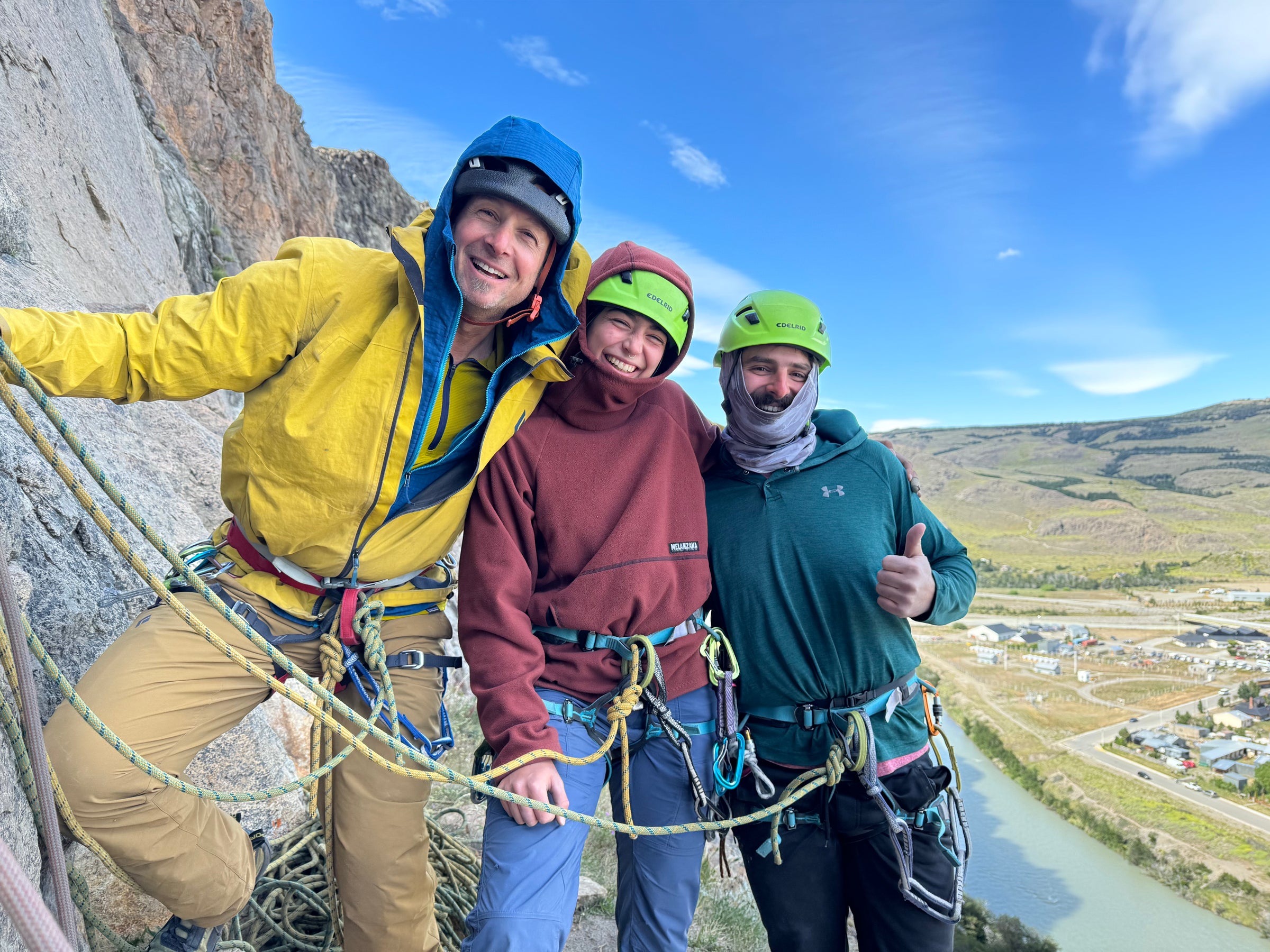 Our instructor Manuel Quiroga guiding in Patagonia | Pure Exploration