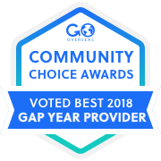 GoOverseas Community Choice Awards Best Gap Year Provider 2018 logo