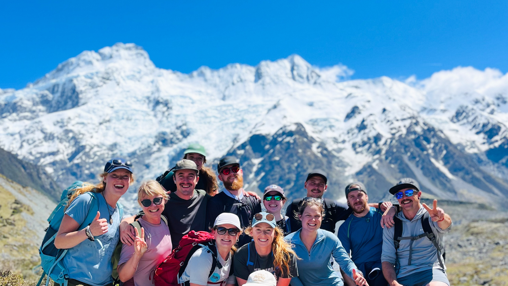 Hiking Hooker Valley in Mount Cook New Zealand