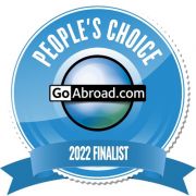 Go Abroad people's choice award 2022 finalist logo