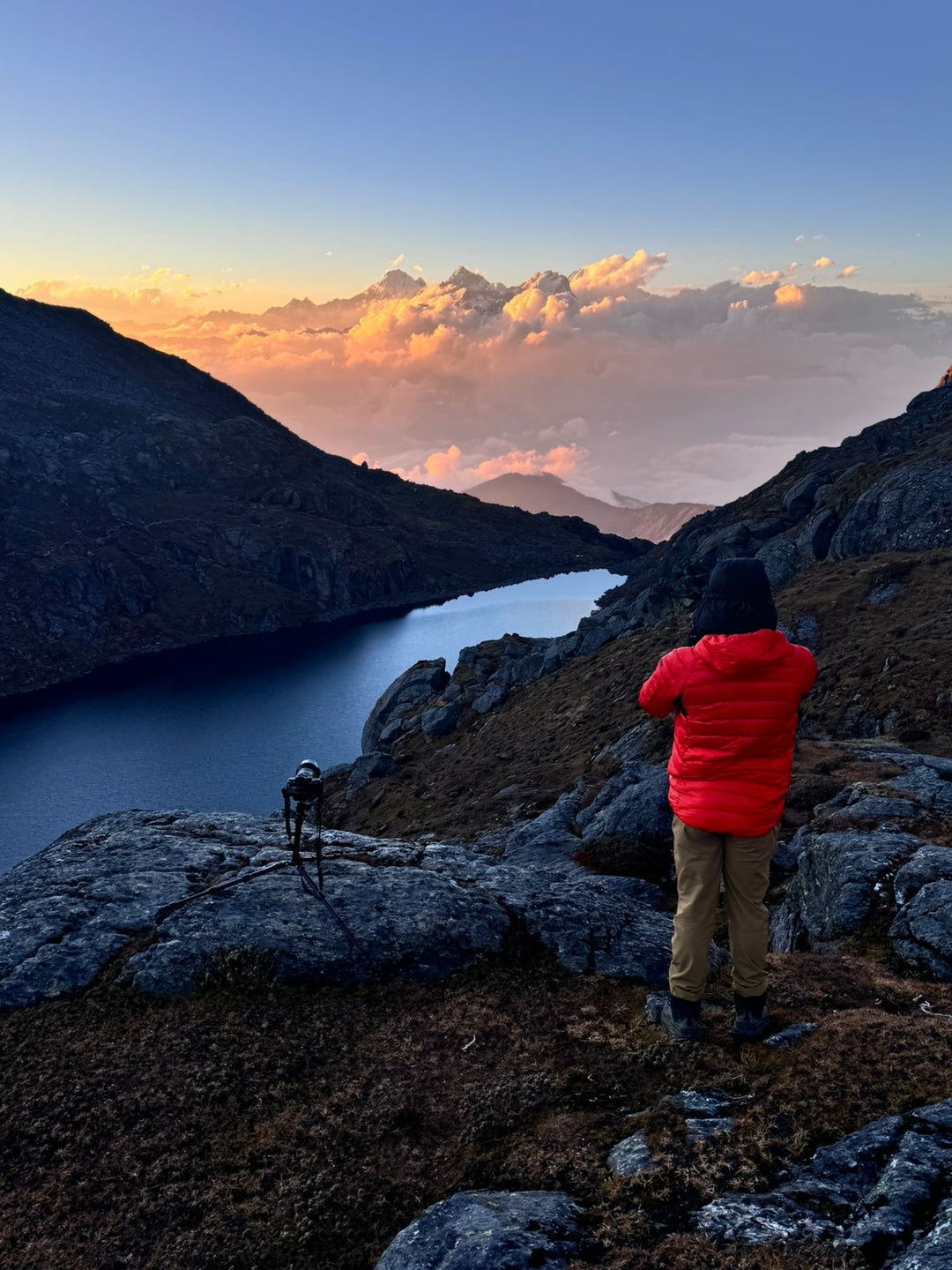 Sunset in Nepal