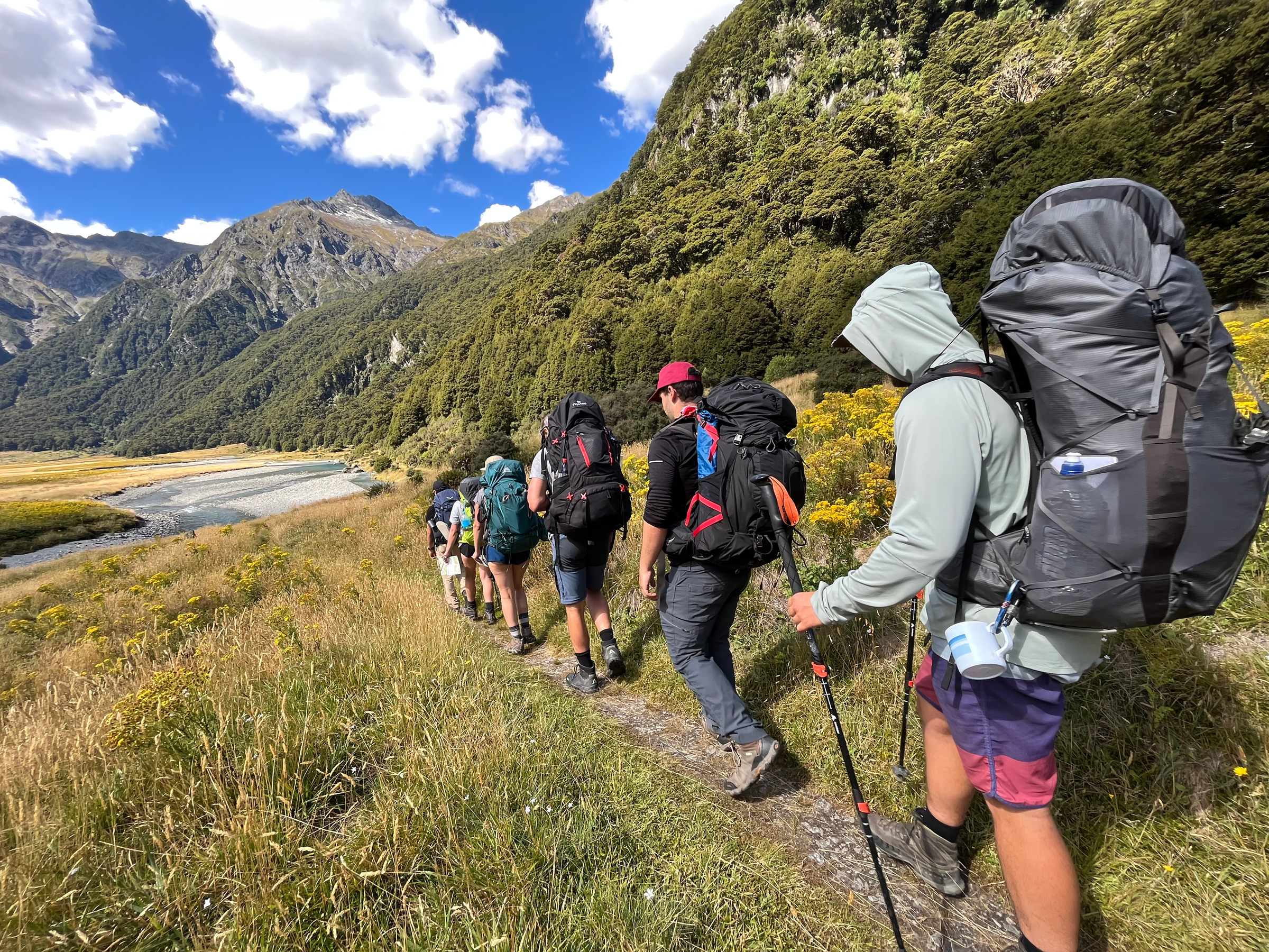 West Coast trails in New Zealand